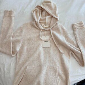 Everlane  The Felted Merino Hoodie - Men XS - Heathered Oat